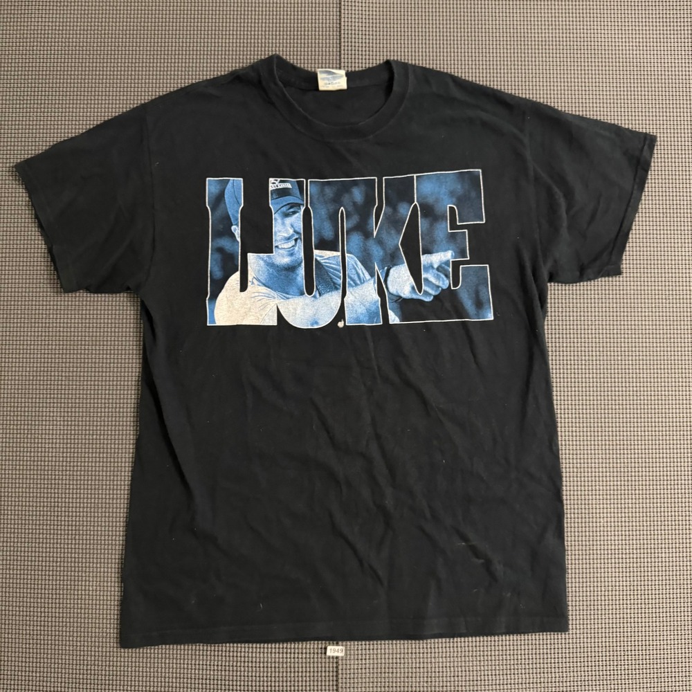 Luke Bryan Thats My Kind of Night Tour 2014 Black Concert T-Shirt Medium